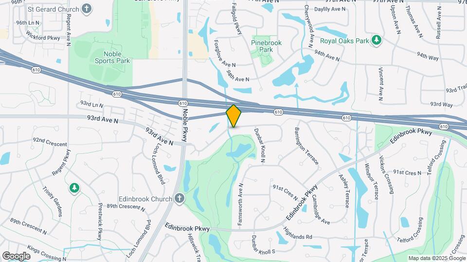 3933 93rd Ave N Map and Location Details