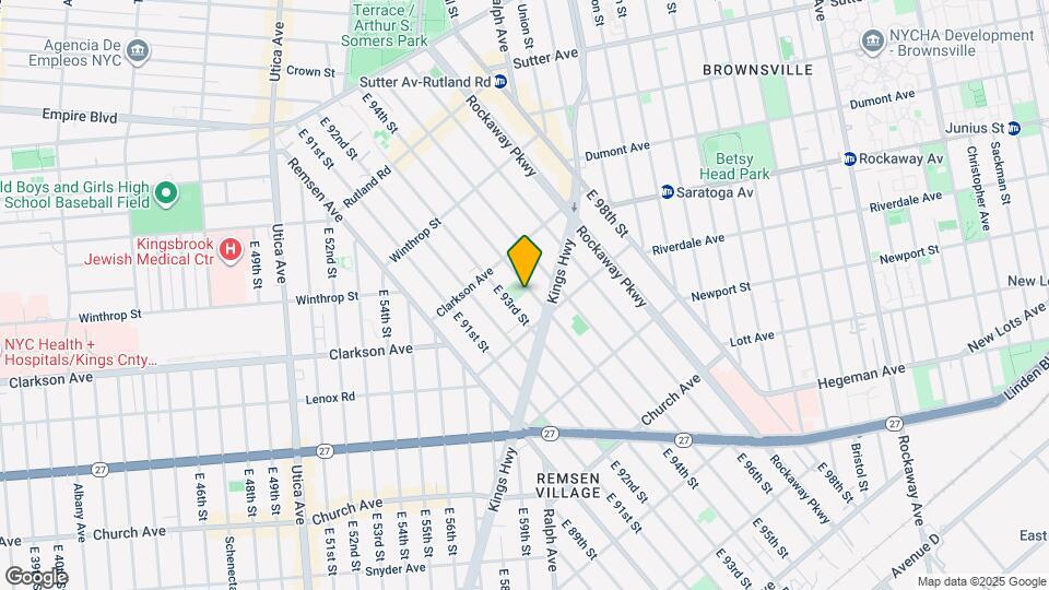 316 E 94th St Map and Location Details