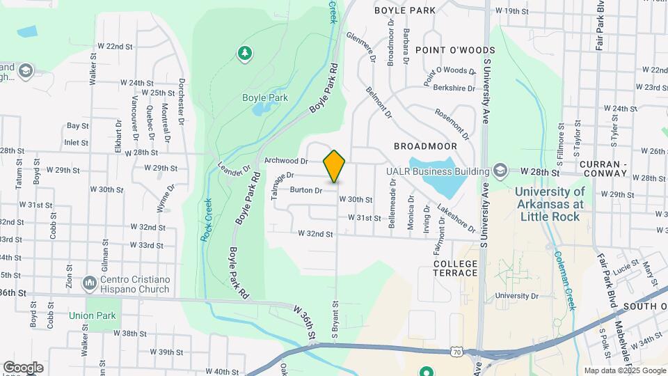 2920 S Bryant St Mapa y Detalles de la Ubicación