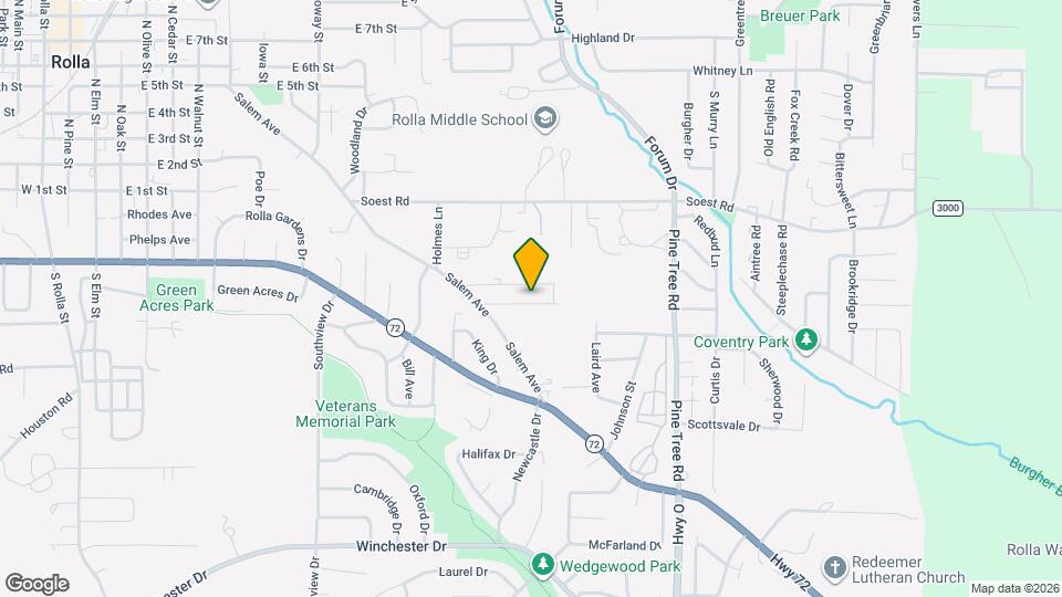 1204 Elliott Dr Map and Location Details