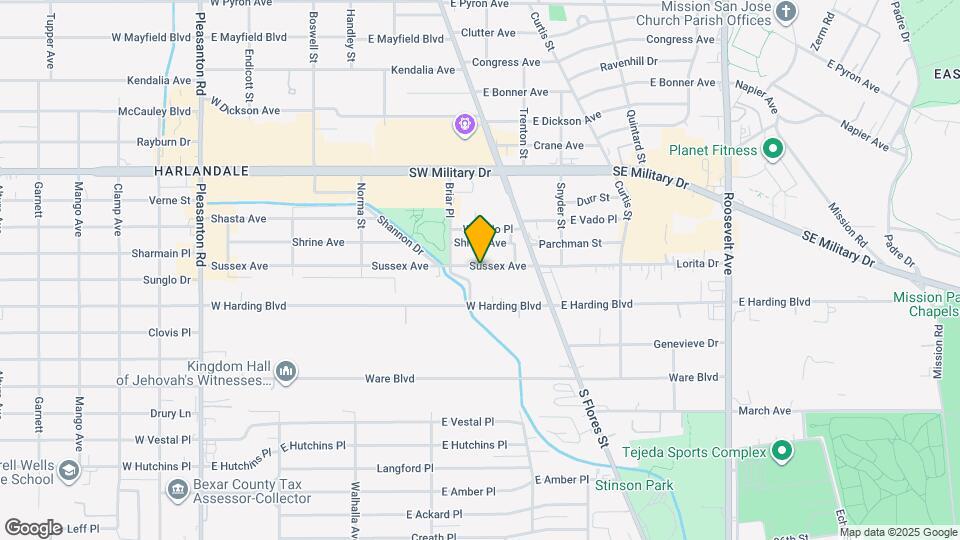 430 Sussex Ave Map and Location Details