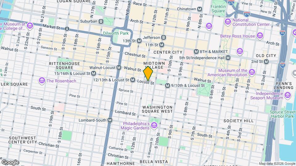 1112 Locust St Map and Location Details
