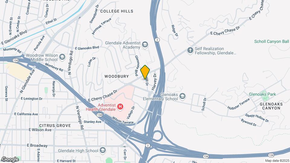 501 Hill Dr Map and Location Details