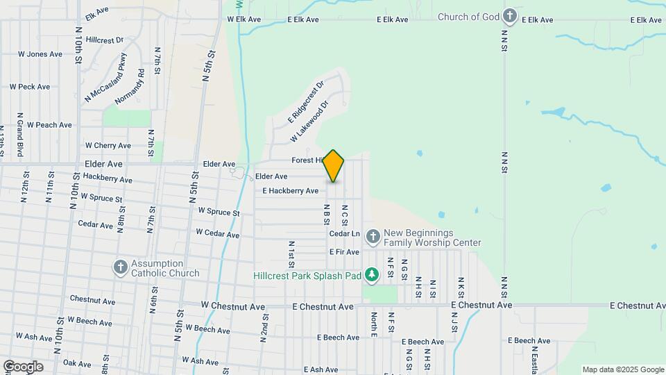 1008 N B St Map and Location Details