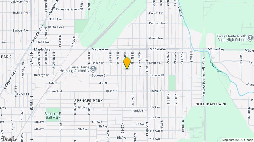 2031 Blaine Ave Map and Location Details