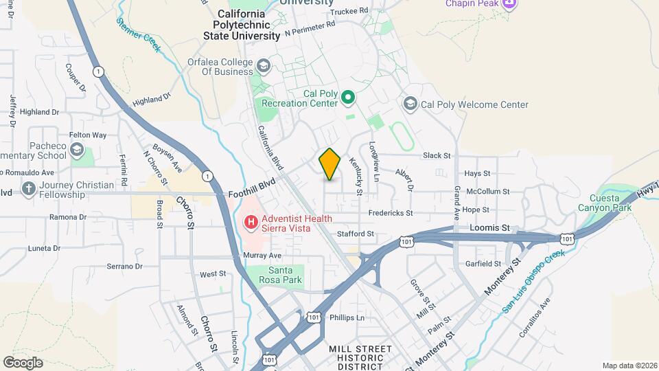 274 Hathway Ave Map and Location Details