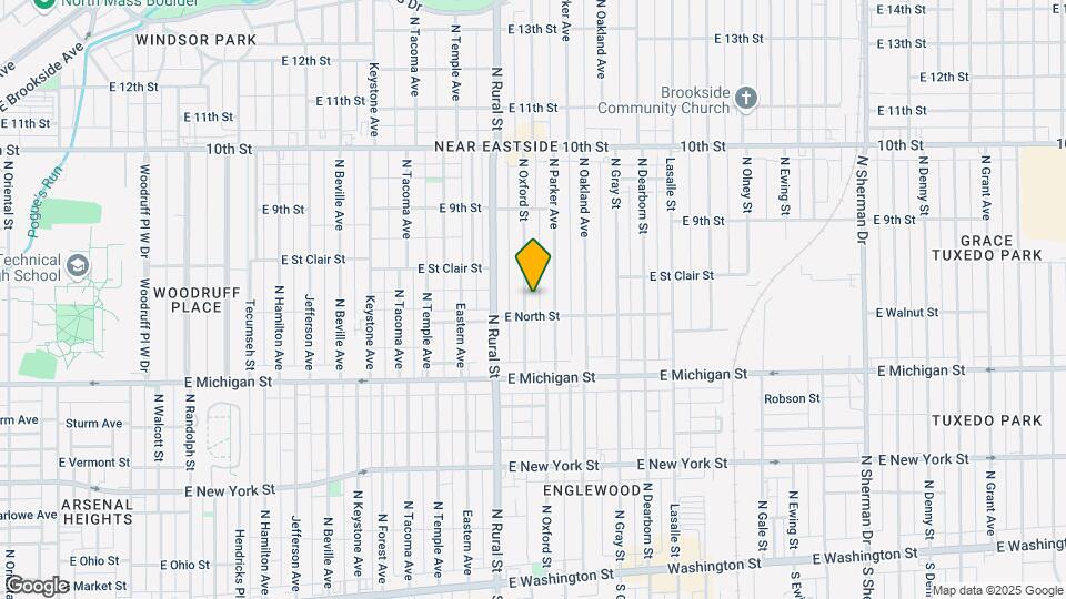 619 N Oxford St Map and Location Details