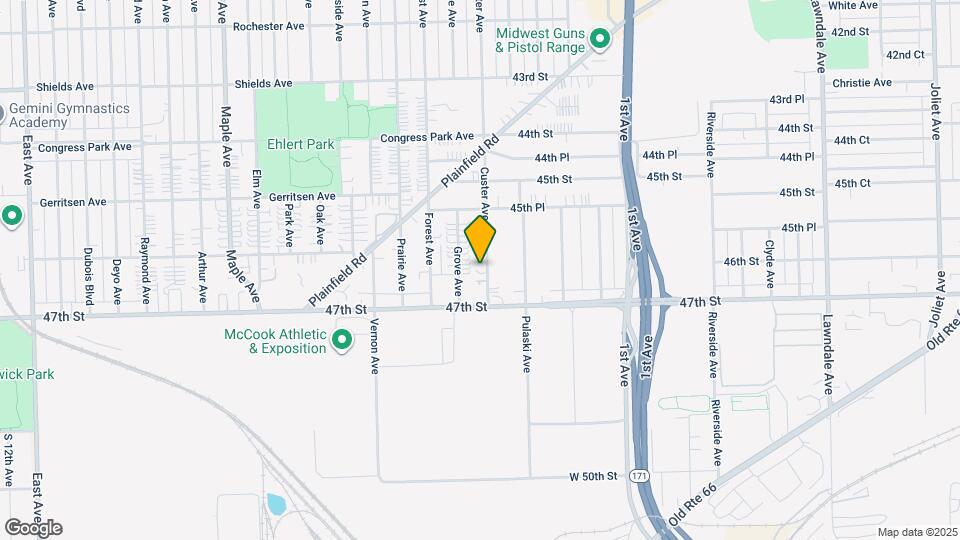 4656 Custer Ave Map and Location Details
