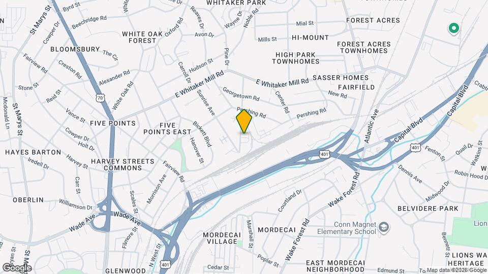 401 Bryan Pointe Dr Map and Location Details