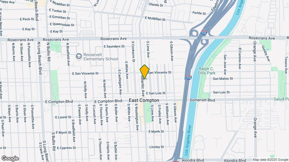 14810 S Atlantic Ave Map and Location Details