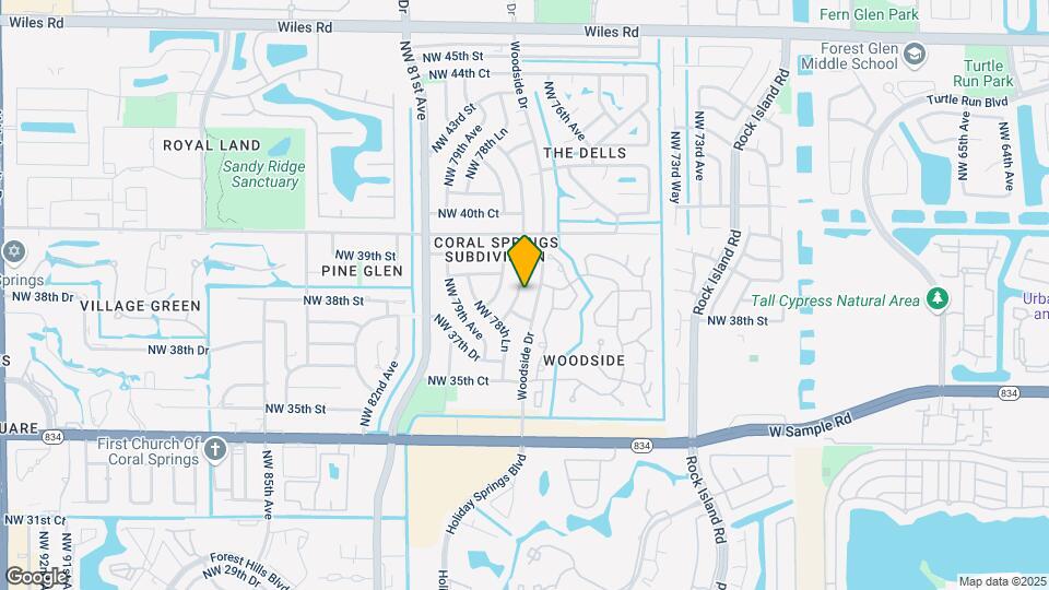 3805 NW 78th Terrace Map and Location Details