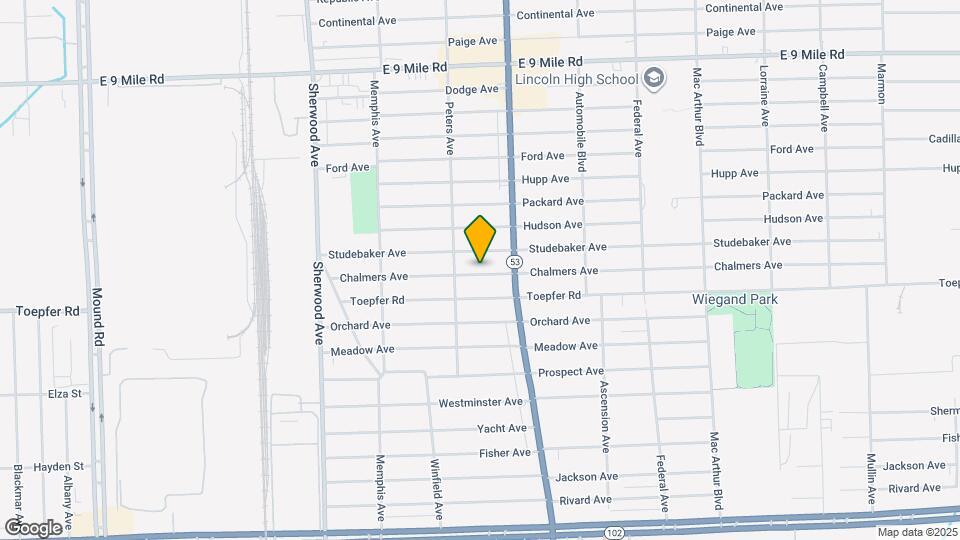 7551 Chalmers Ave Map and Location Details