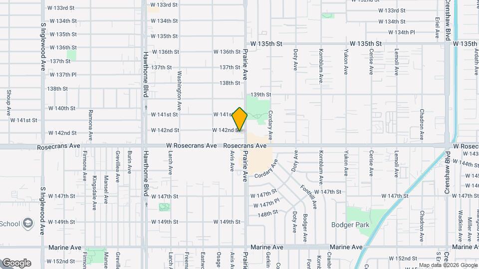 4018 W 142nd St Map and Location Details