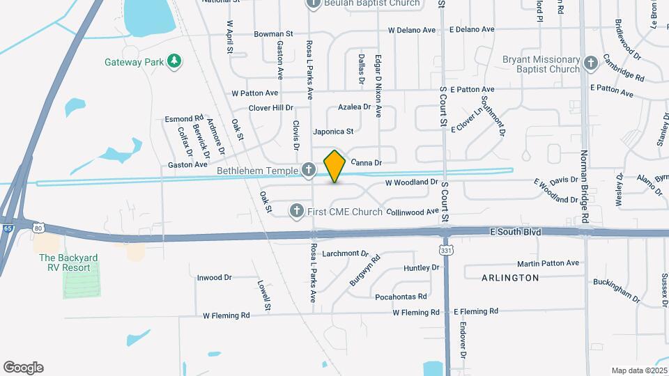 351 Collinwood Ave Map and Location Details