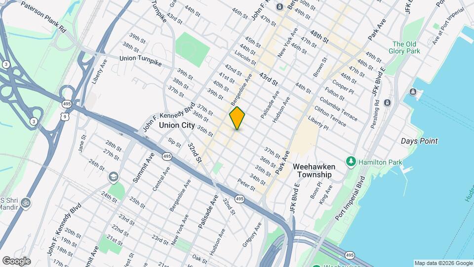 3612 New York Ave Map and Location Details