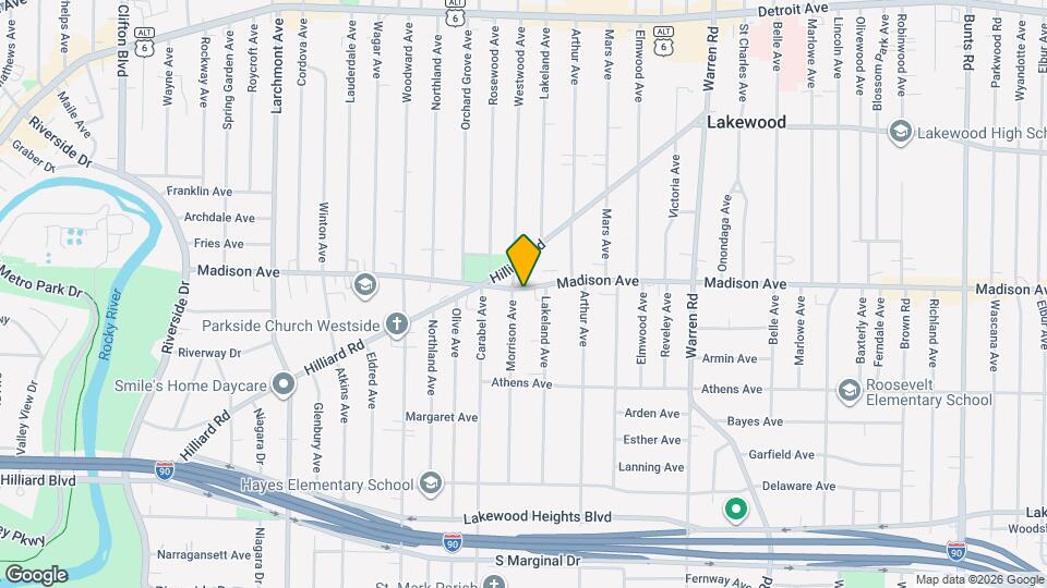 15637 Madison Ave, Unit 1 Map and Location Details