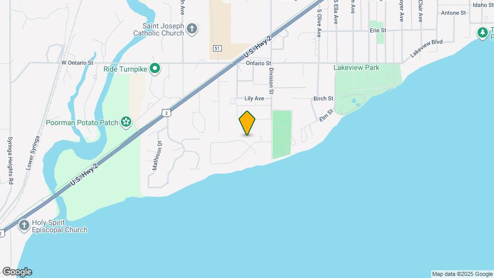 1721 Northshore Dr Mapa y Detalles de la Ubicación