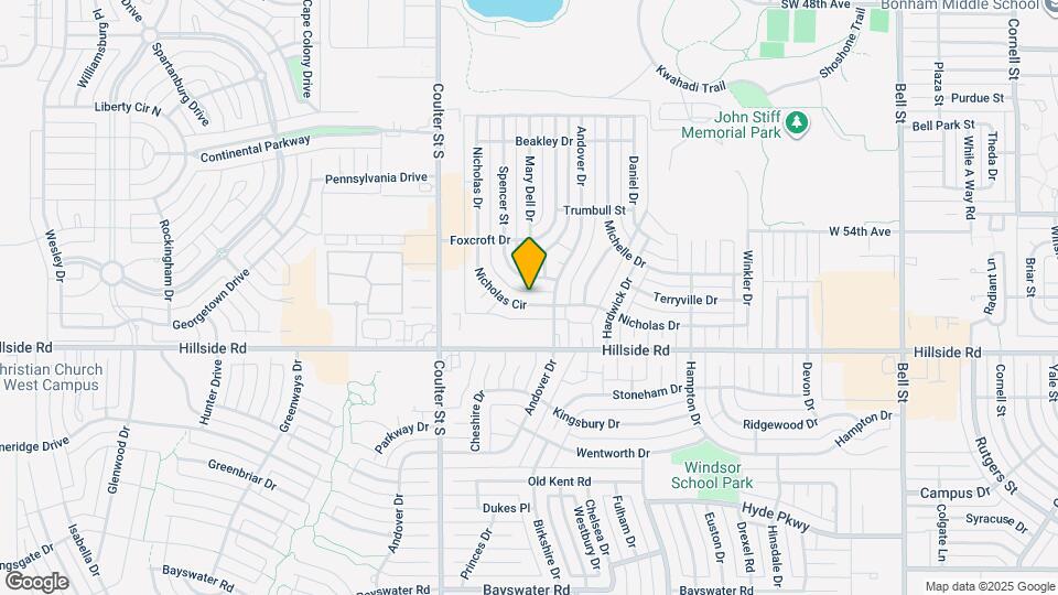 5827 Nicholas Cir Map and Location Details