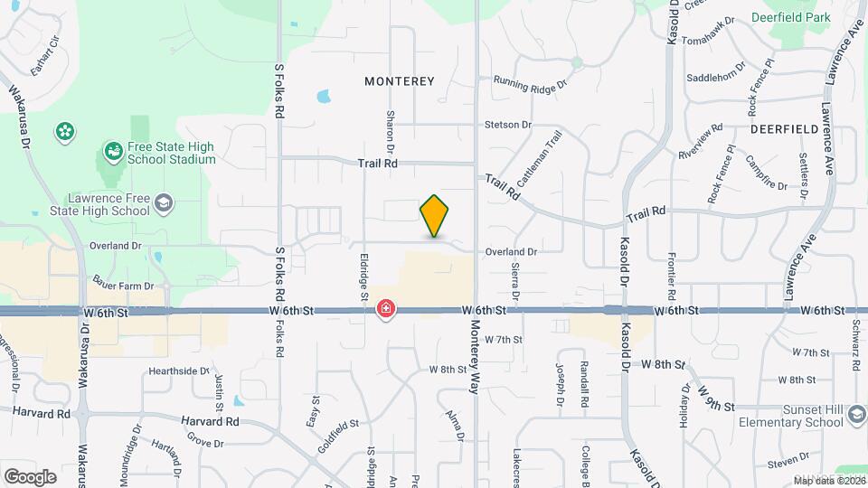 3923 Overland Dr Map and Location Details