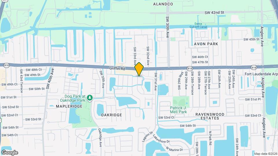 4866 SW 32nd Terrace Map and Location Details