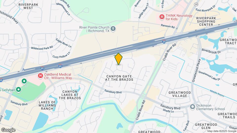 6227 Canyon Chase Dr Mapa y Detalles de la Ubicación
