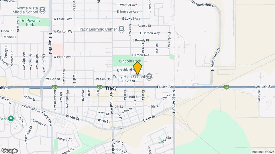 222 Berverdor Ave Map and Location Details