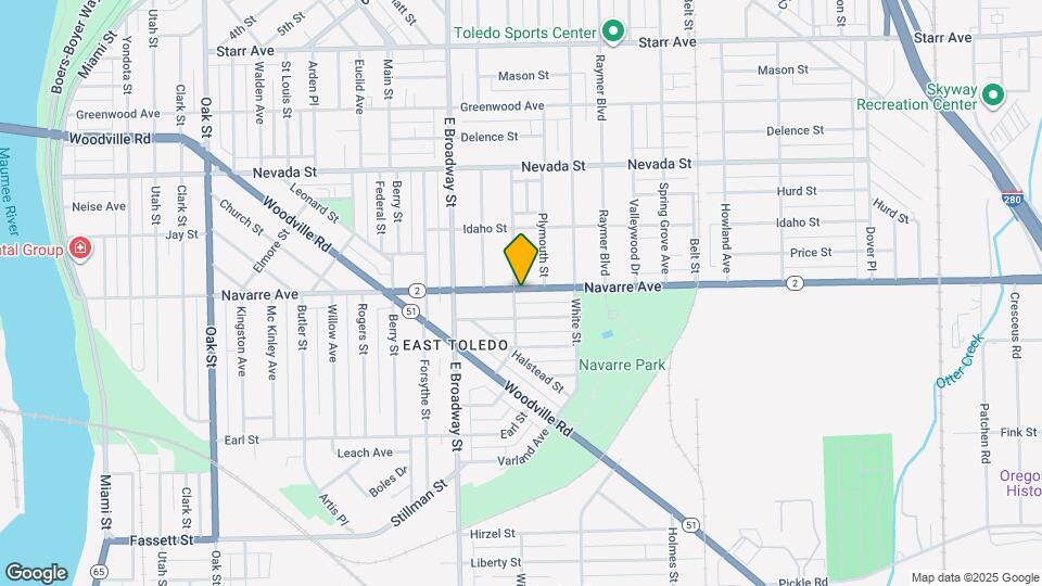 1204 Navarre Ave Map and Location Details