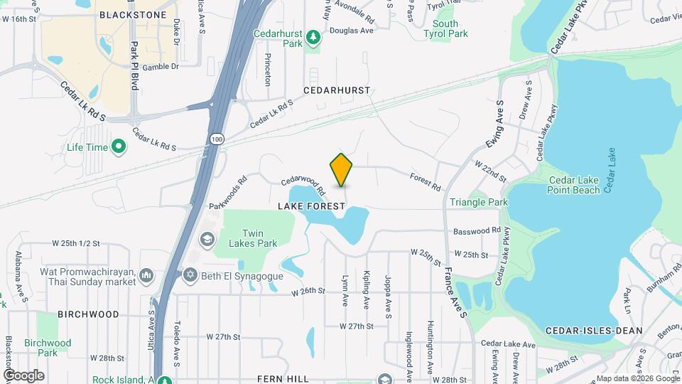 2320 Parklands Rd Map and Location Details