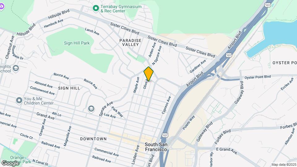 840 Olive Ave Mapa y Detalles de la Ubicación
