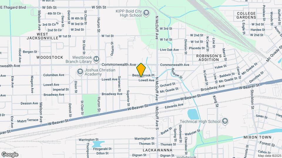 2575 Lowell Ave Map and Location Details
