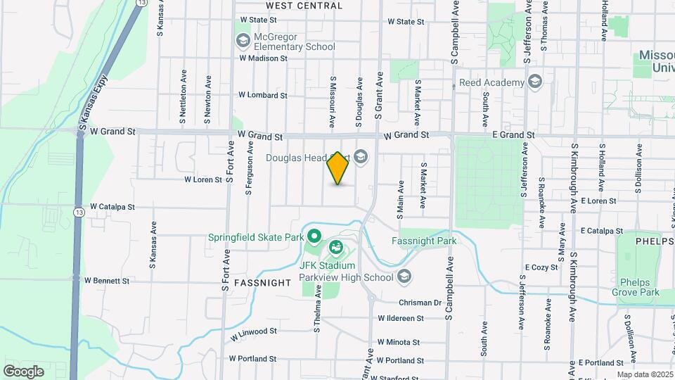 826 W Delmar St Mapa y Detalles de la Ubicación