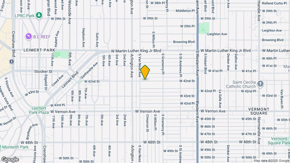 2030 W 42nd St Map and Location Details