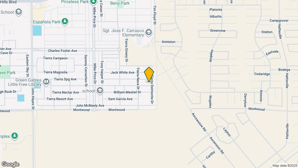 14937 Tierra Fortaleza Ave Map and Location Details