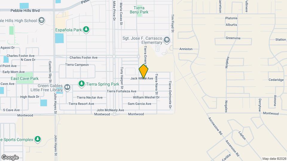 14812 Jack White Ave Map and Location Details