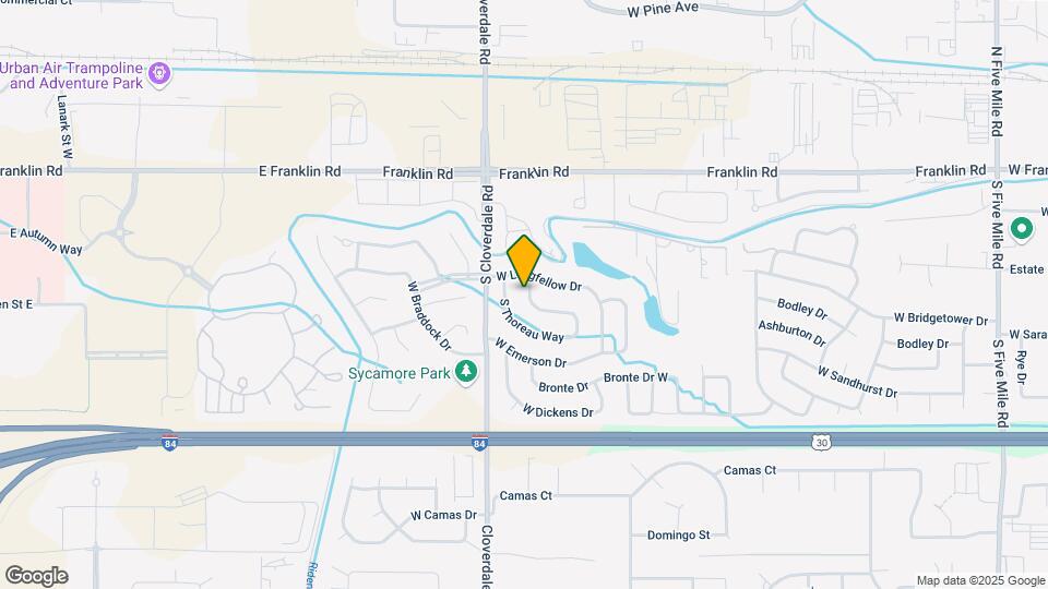 349 S Thoreau Way Map and Location Details