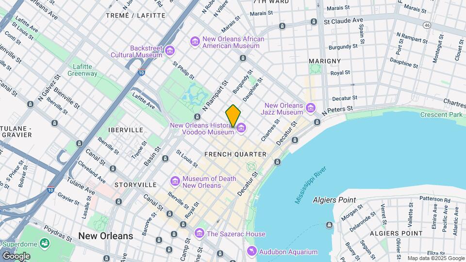810 Dumaine St Map and Location Details