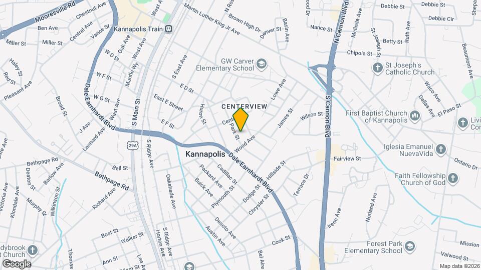 531 Park St Map and Location Details