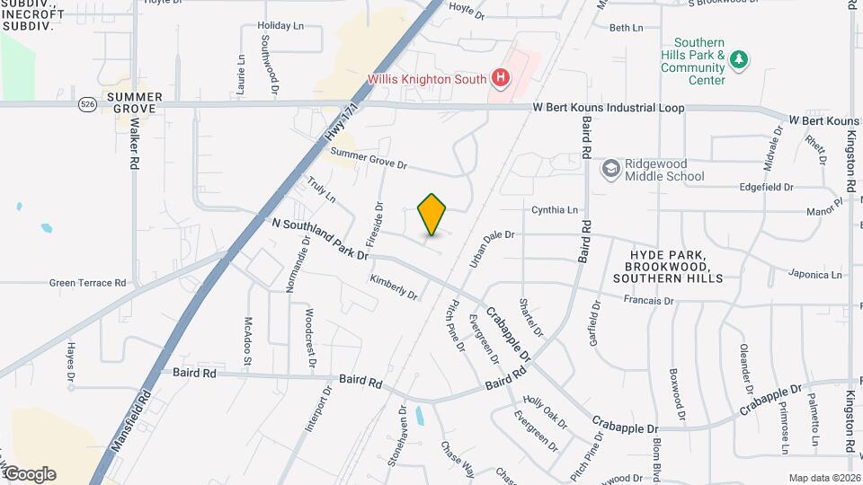 9357 Savanna Dr Map and Location Details