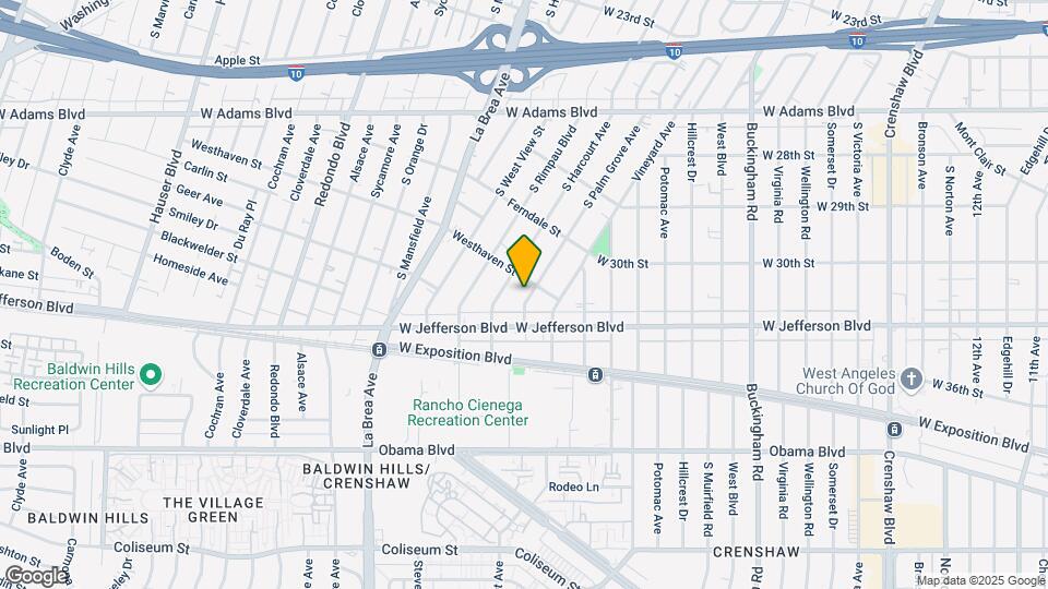 3015 S Palm Grove Ave, Unit 3015 Map and Location Details