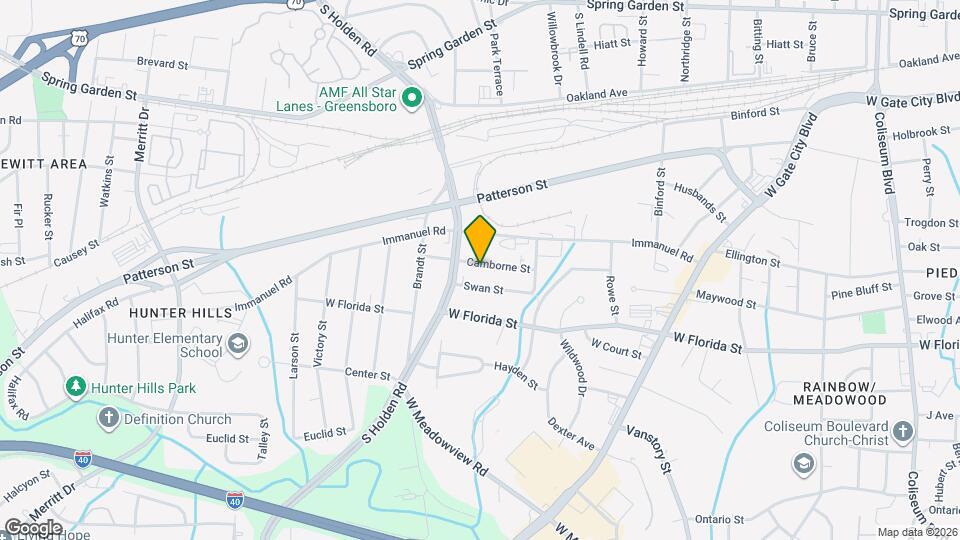 2831 Camborne St Mapa y Detalles de la Ubicación