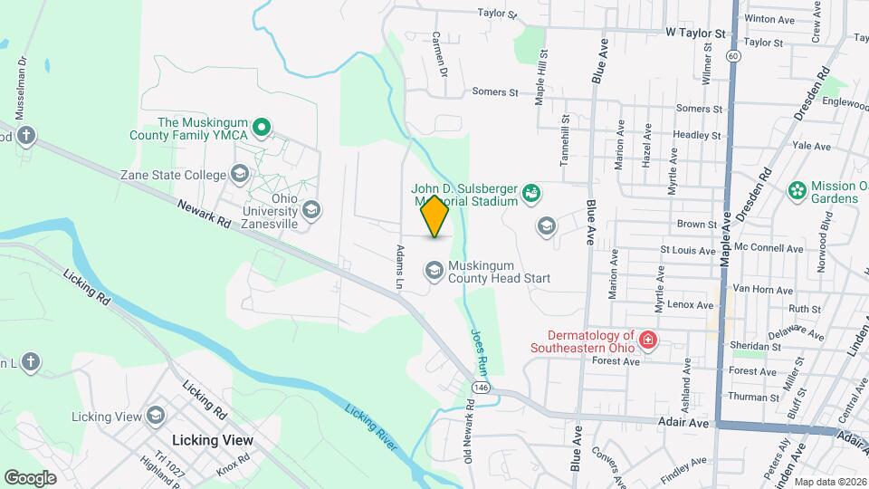 1824 Adams Ln Map and Location Details