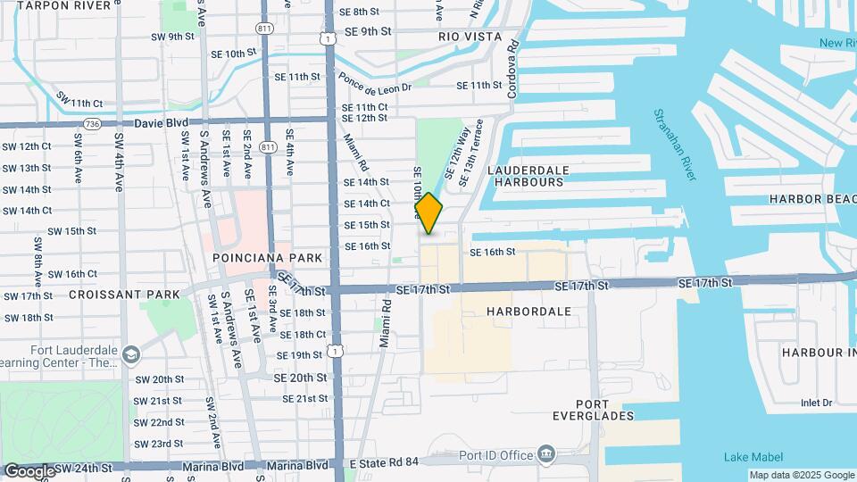 1001 SE 16th St, Unit 1 Map and Location Details