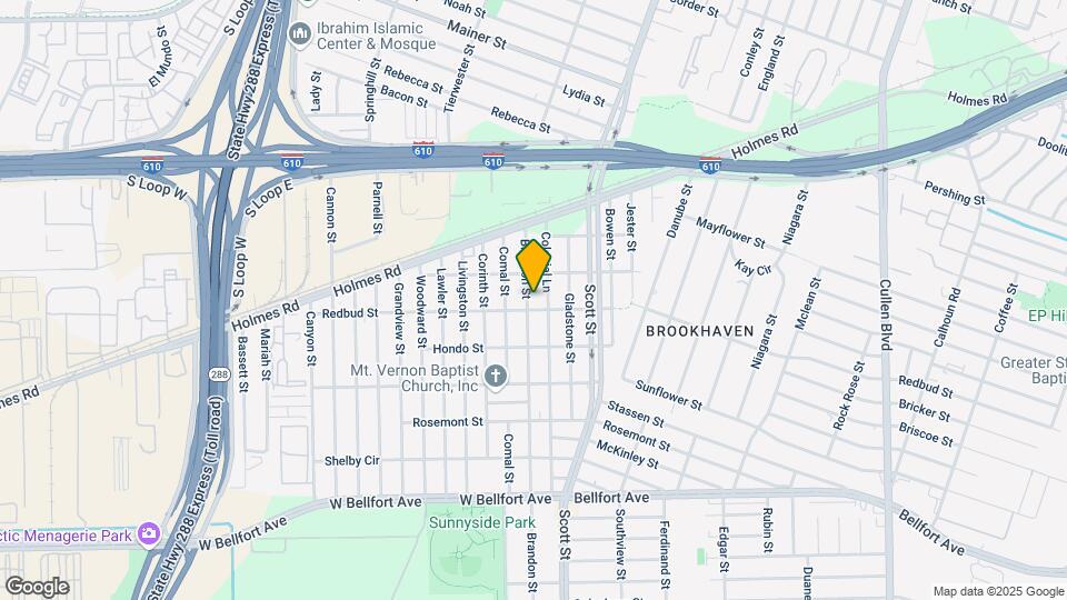 7925 Brandon St Mapa y Detalles de la Ubicación
