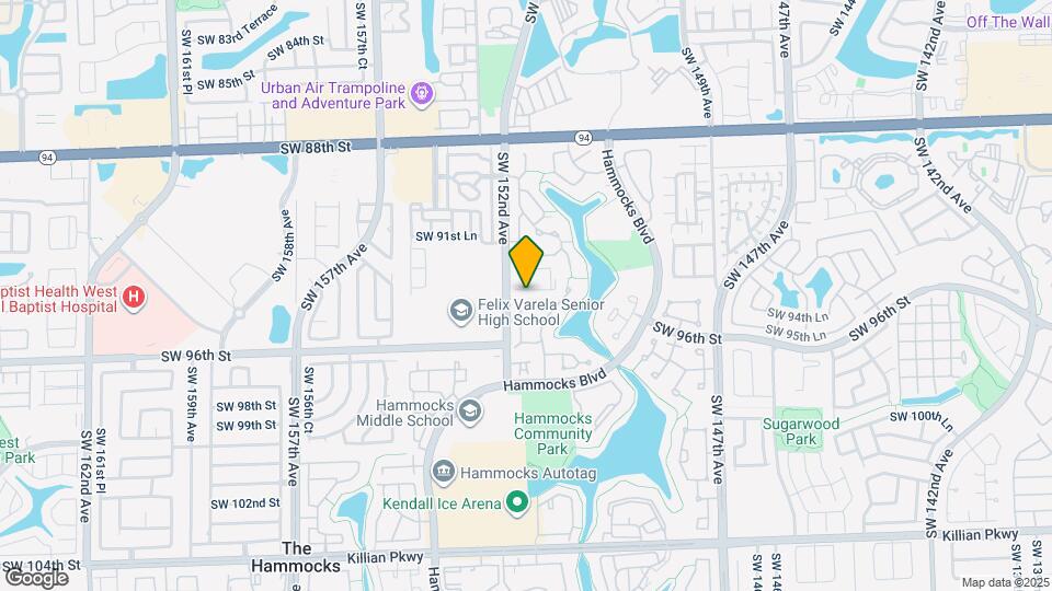 15163 SW 94th Terrace Map and Location Details