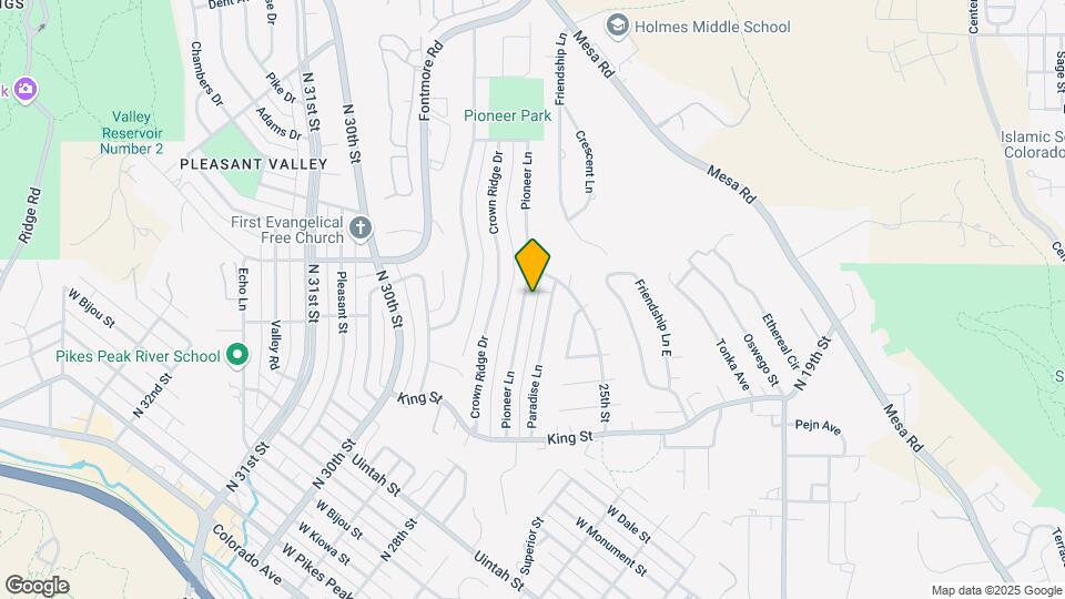 809 Pioneer Ln Map and Location Details