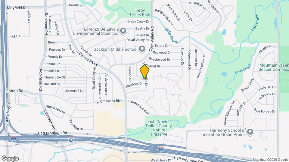 414 Hemlock Dr Mapa y Detalles de la Ubicación