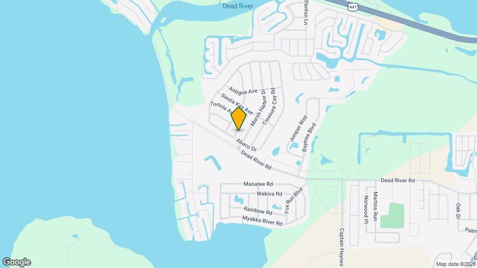 4567 Barbuda Dr Map and Location Details