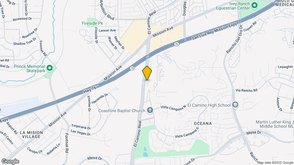 El Camino Real 4-Plex Map and Location Details