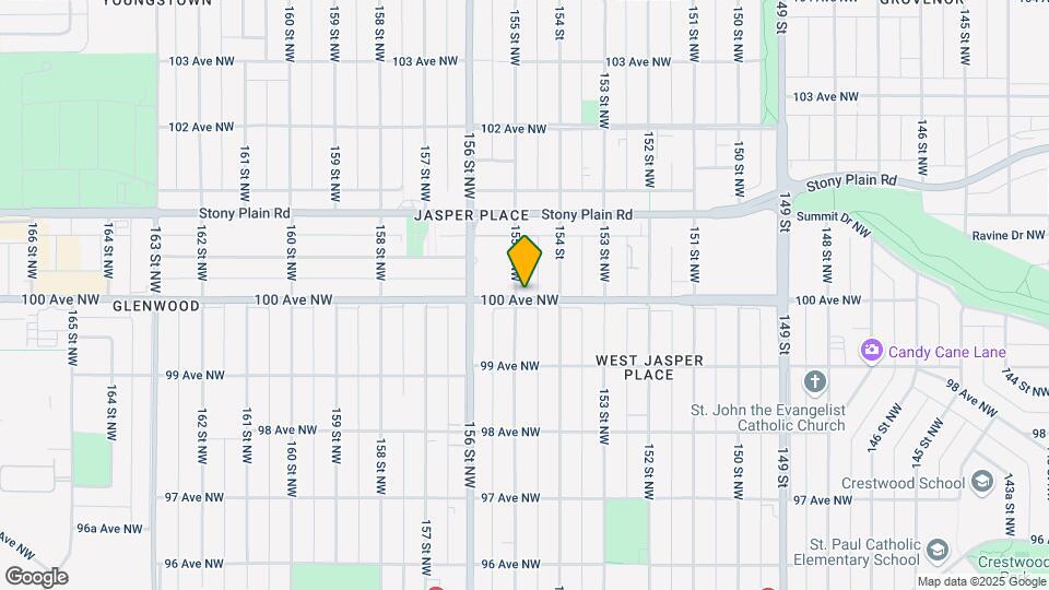 West Jasper Place Map and Location Details
