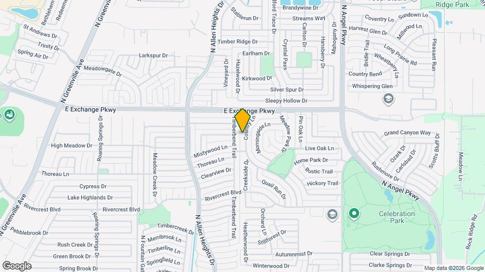 1001 Country Ln Map and Location Details